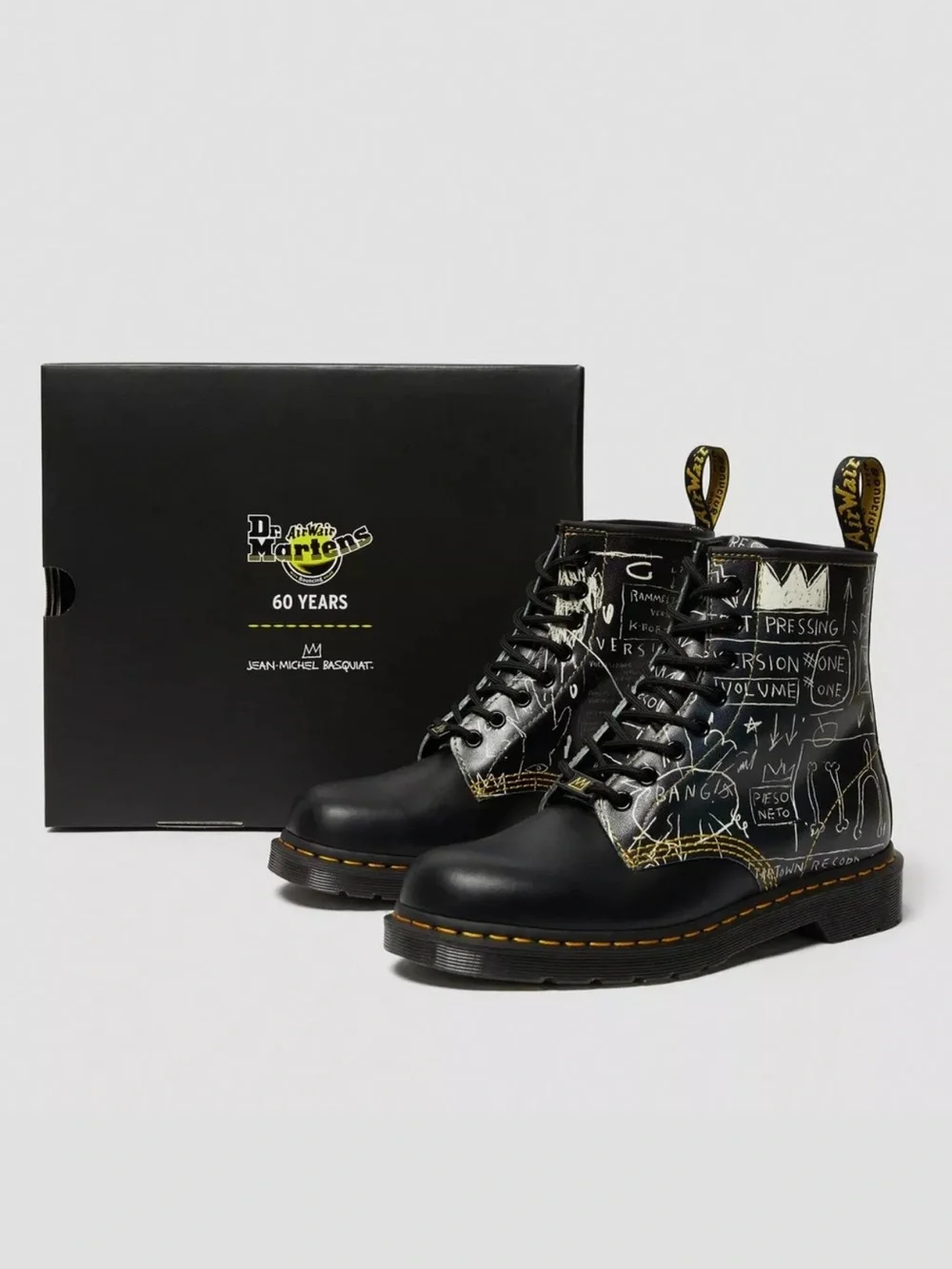 Dr. Martens 1460 Basquiat Test Pressing Backhand Leather Mens size 10 NEW!!!